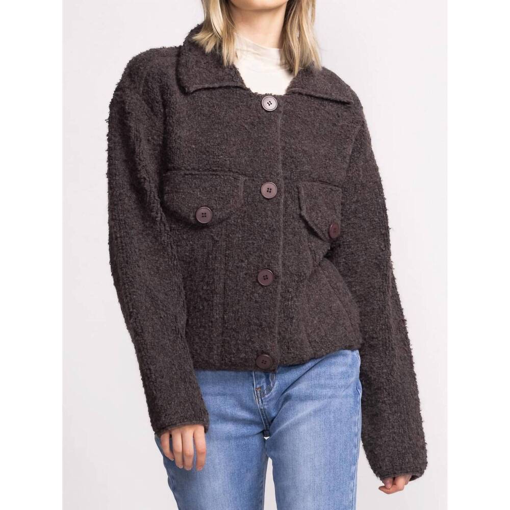 NEW PINK MARTINI erika sweater in dark grey
